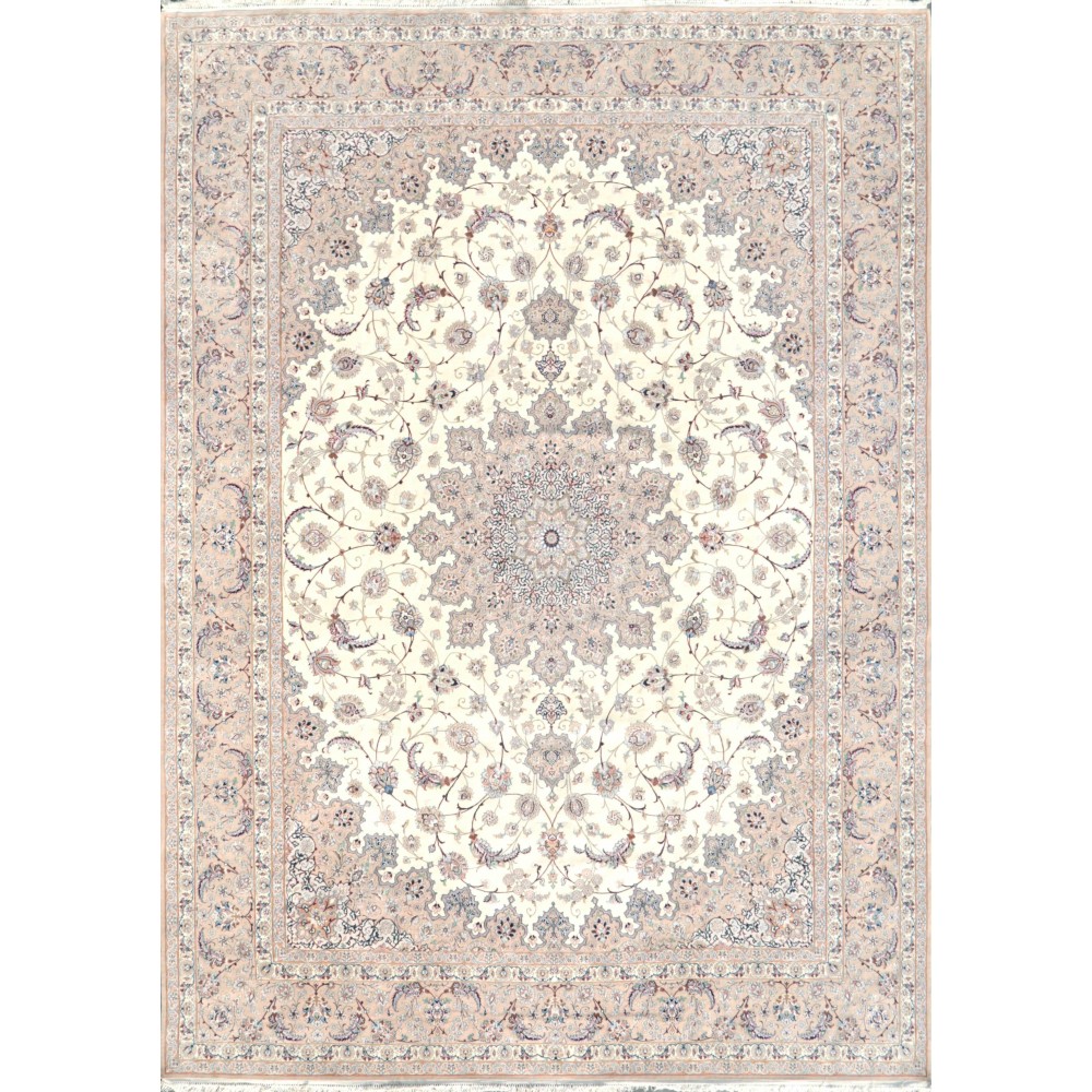 Pasargad Home Isfahan Collection Hand-Knotted Wool Area Rug- 11' 6" X 16' 3"