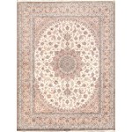 Pasargad Home Isfahan Collection Hand-Knotted Wool Area Rug- 10\' 0" X 13\' 6"