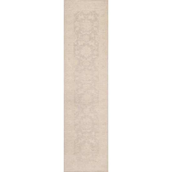 Pasargad Home Ferehan Collection Hand-Knotted Wool Runner- 2' 10" X 11' 7"