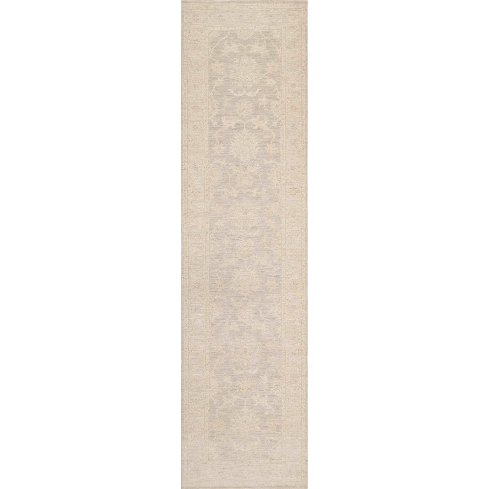 Pasargad Home Ferehan Collection Hand-Knotted Wool Runner- 2' 10" X 11' 7"