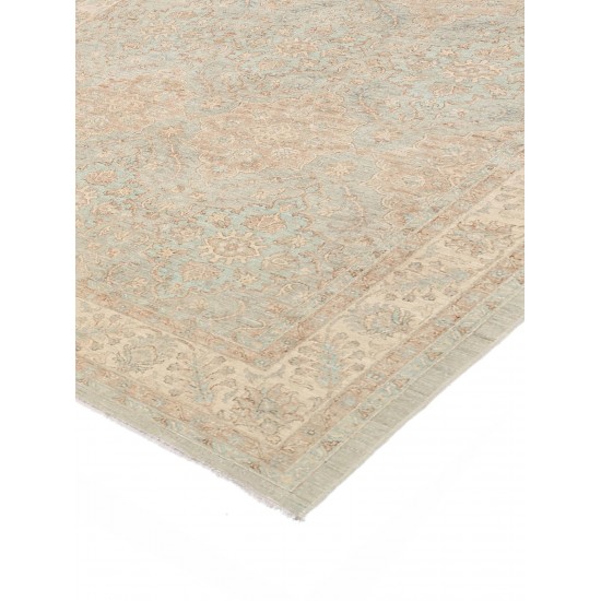 Pasargad Home Ferehan Collection Hand-Knotted Wool Area Rug- 9' 0" X 12' 0"