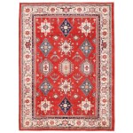 Pasargad Home Kazak Collection Wool Area Rug- 8'11" X 11'11"