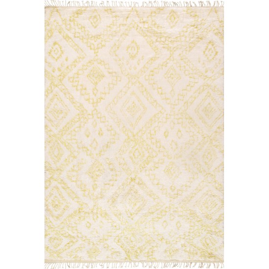 Pasargad Home Casablanca Moroccan Hand-Knotted Wool Area Rug- 5' 0" X 7'11"