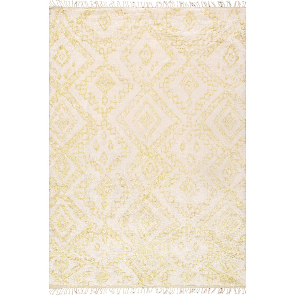 Pasargad Home Casablanca Moroccan Hand-Knotted Wool Area Rug- 5' 0" X 7'11"