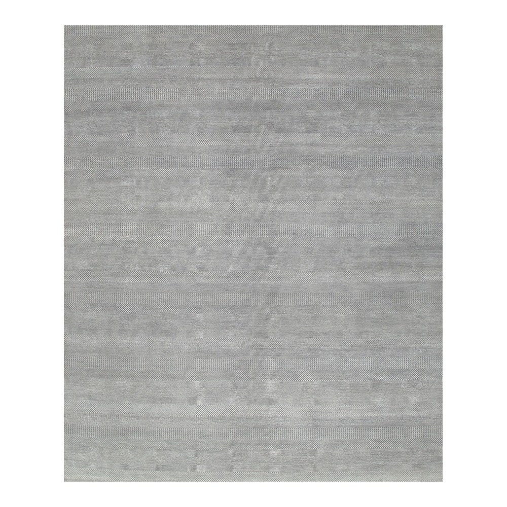 Pasargad Home Transitional Hand-Knotted Silk & Wool Area Rug- 8' 10" X 12' 1" Pasargad Home Transitional Hand-Knotted Silk & Wool Area Rug- 8' 10" X 12' 1"
