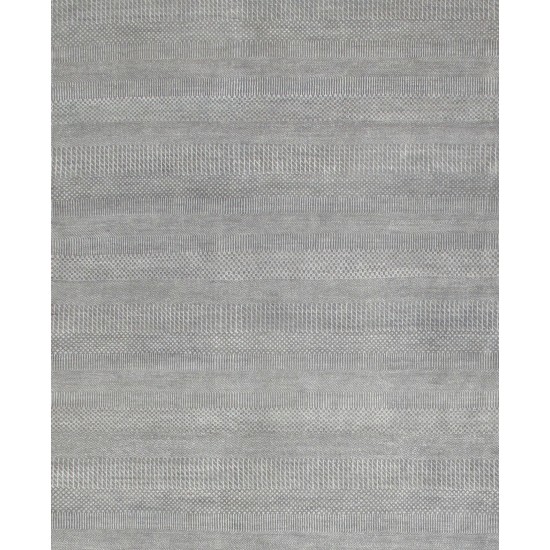 Pasargad Home Transitional Hand-Knotted Silk & Wool Area Rug- 8' 10" X 12' 1"