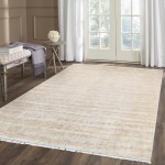 Pasargad Home Transitional Hand-Knotted Silk & Wool Area Rug- 9' 0" X 12' 0"