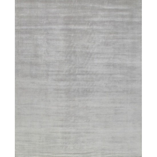 Pasargad Home Area Rug Transitiona Hand-Knotted Lamb's Wool Grey 10' 0" X 13'10"