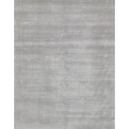 Pasargad Home Area Rug Transitiona Hand-Knotted Lamb's Wool Grey 10' 0" X 13'10"