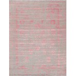 Pasargad Home Transitional Hand-Knotted Silk & Wool Area Rug- 8'11" X 11' 9"