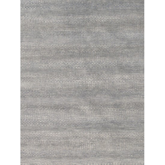 Pasargad Home Transitional Hand-Knotted Silk & Wool Area Rug- 9' 1" X 11'10"