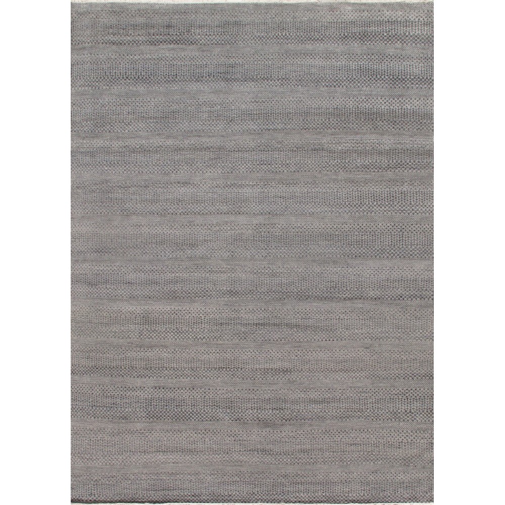 Pasargad Home Transitional Hand-Knotted Silk & Wool Area Rug- 9'10" X 13' 9"