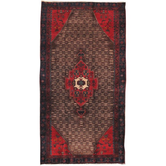 Pasargad Home Vintage Serab Collection Camel Lamb's Wool Area Rug- 4' 9" X 9' 3"