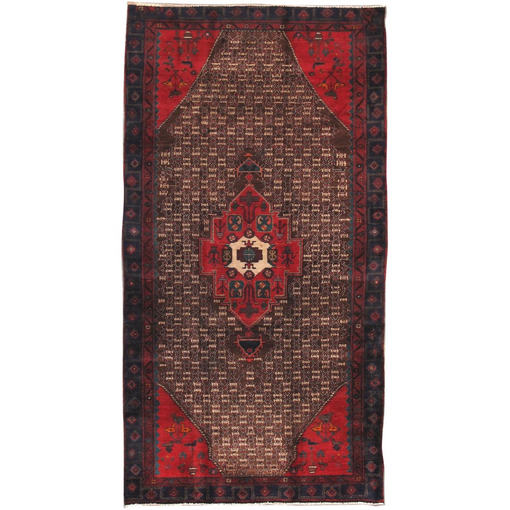 Pasargad Home Vintage Serab Collection Camel Lamb's Wool Area Rug- 4' 9" X 9' 3"