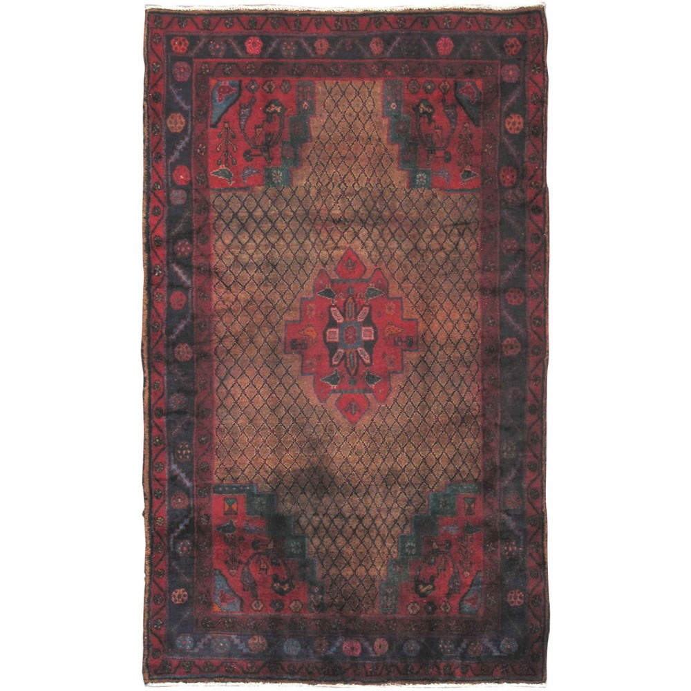 Pasargad Home Vintage Lori Collection Camel Lamb's Wool Area Rug- 5' 1" X 8' 7" Pasargad Home Vintage Lori Collection Camel Lamb's Wool Area Rug- 5' 1" X 8' 7"