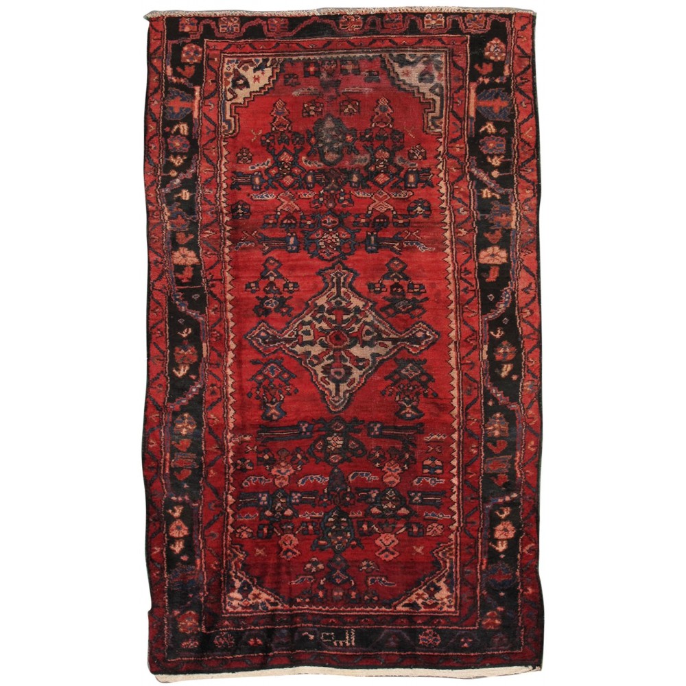 Vintage Lilian Colletion Hand-Knotted Lamb's Wool Area Rug- 3'11" X 6' 9"