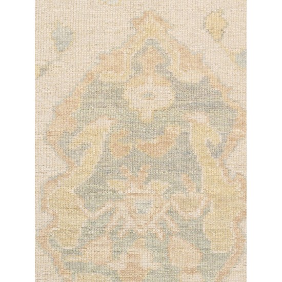 Pasargad Home Oushak Collection Lamb's Wool Area Rug- 12' 0" X 16' 5"