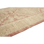 Pasargad Home Oushak Collection Hand-Knotted Wool Runner- 2'11" X 9' 5"