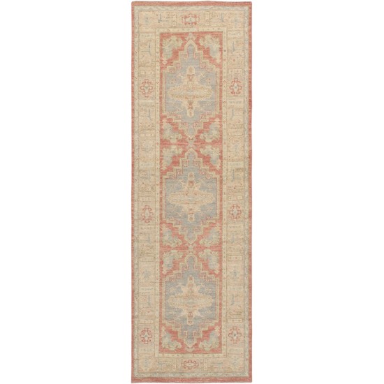 Pasargad Home Oushak Collection Wool Runner- 2'10" X 9' 4"