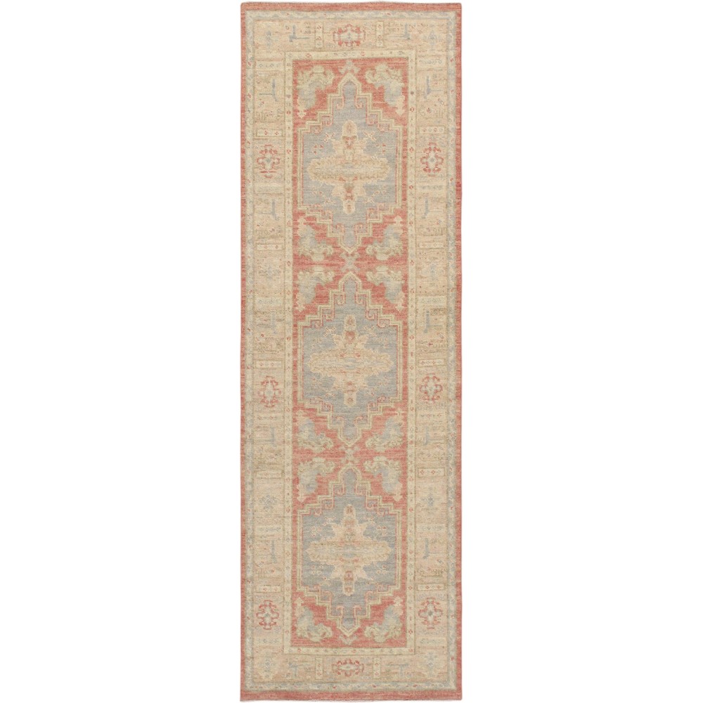 Pasargad Home Oushak Collection Wool Runner- 2'10" X 9' 4"