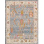 Pasargad Home Oushak Collection Hand-Knotted Wool Area Rug- 8' 8" X 11' 9"