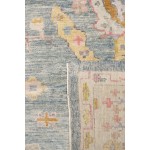 Pasargad Home Oushak Collection Hand-Knotted Wool Area Rug-11' 6" X 14' 1"