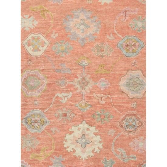 Pasargad Home Oushak Collection Hand-Knotted Wool Area Rug-10' 4" X 13' 3"