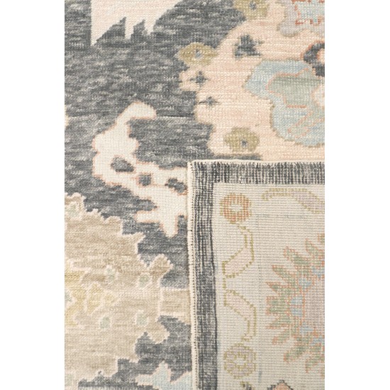 Pasargad Home Oushak Collection Hand-Knotted Wool Area Rug- 9'10" X 14' 4"