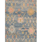 Pasargad Home Oushak Collection Hand-Knotted Wool Area Rug- 9' 1" X 11' 8"