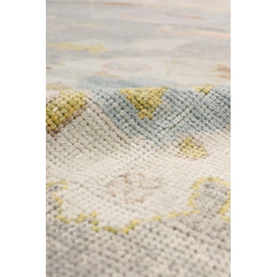 Pasargad Home Oushak Collection Hand-Knotted Wool Area Rug- 9' 9" X 13' 8"