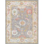 Pasargad Home Oushak Collection Hand-Knotted Wool Area Rug- 8'10" X 12' 0"