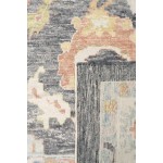 Pasargad Home Area Rug Oushak Hand-Knotted Wool Grey 10' 0" X 13' 2"