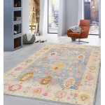 Pasargad Home Oushak Collection Hand-Knotted Wool Area Rug-11' 7" X 14' 2"