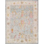 Pasargad Home Oushak Collection Hand-Knotted Wool Area Rug- 8'10" X 11' 8"