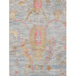 Pasargad Home Oushak Collection Hand-Knotted Wool Area Rug- 8'10" X 11' 8"