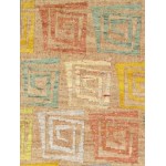 Pasargad Home Sumak Modern Collection Hand-Woven Hemp Area Rug- 5' 0" X 8' 0"