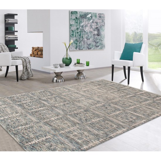 Pasargad Home Transitional Collection Hand-Knotted Wool Area Rug- 9' 0" X 12' 0"