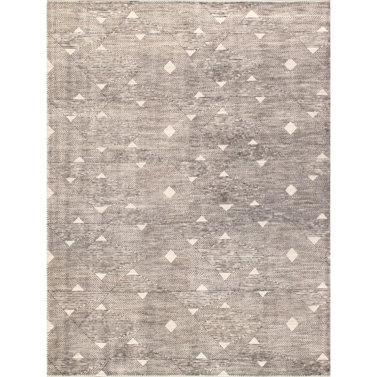 Pasargad Home Transitional Collection Hand-Knotted Wool Area Rug- 9' 2" X 12' 2"