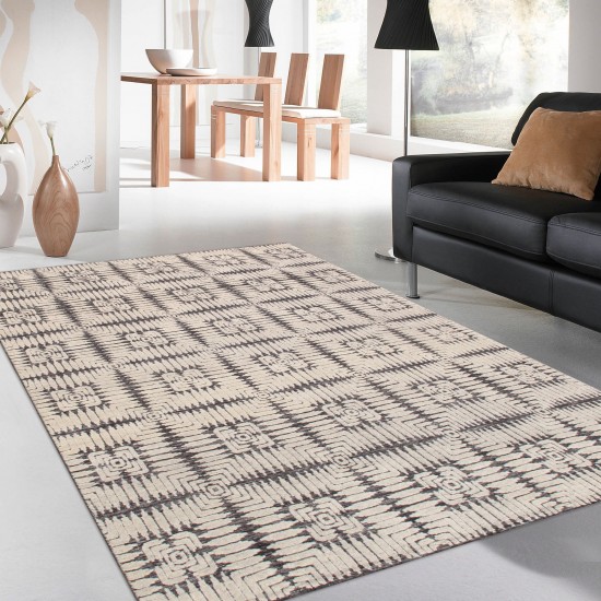 Pasargad Home Transitional Collection Hand-Knotted Wool Area Rug- 9' 0" X 12' 1"