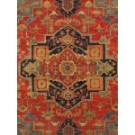 Pasargad Home Serapi Collection Hand-Knotted Wool Area Rug- 7'11" X 10'10"