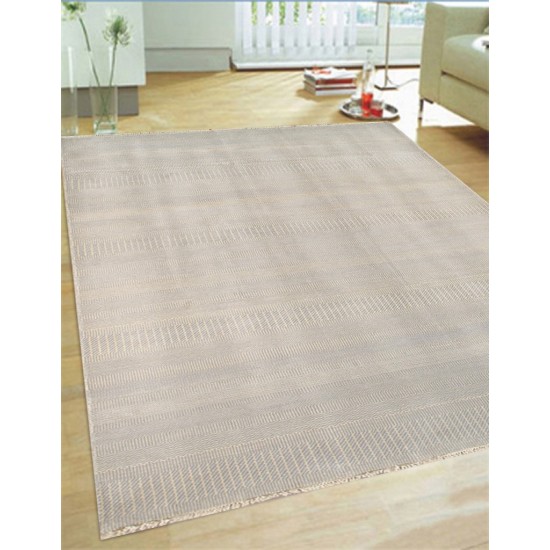 Pasargad Home Transitional Hand-Knotted Lamb's Wool Area Rug- 6' 0" X 9' 0"