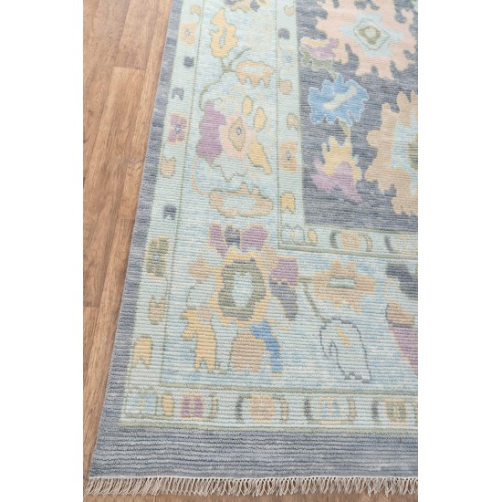 Pasargad Home Oushak Collection Hand-Knotted Wool Area Rug- 8'11" X 12' 0"