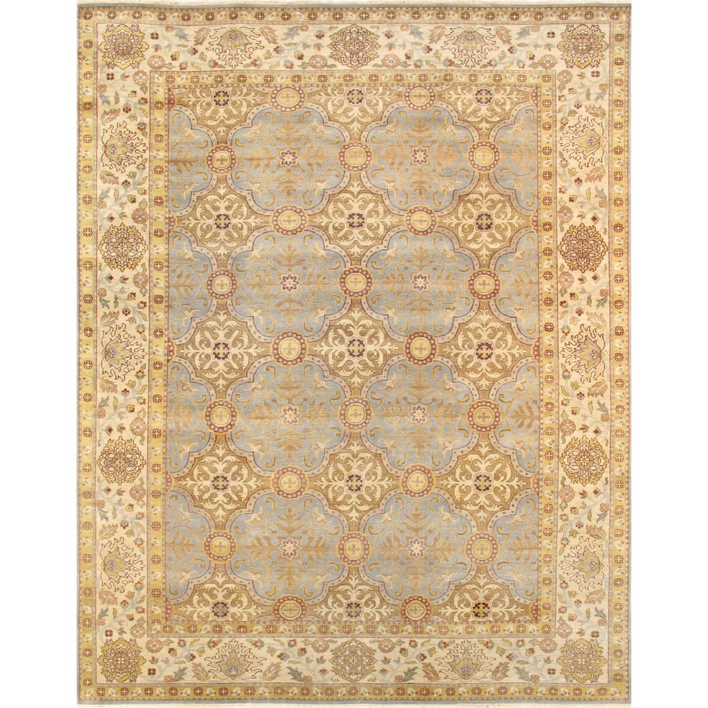 Pasargad Home Sultanabad Hand-Knotted Lamb's Wool Area Rug- 6' 0" X 9' 0"