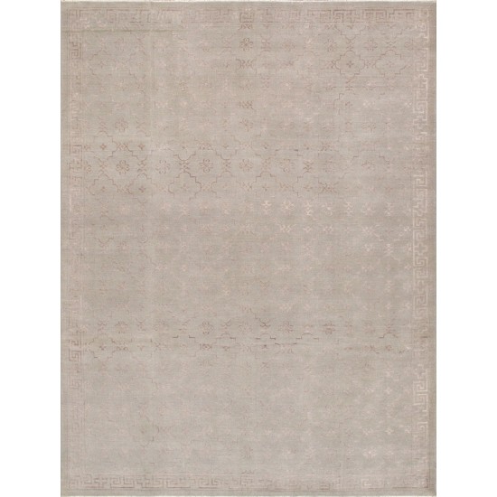 Pasargad Home Khotan Hand-Knotted Lamb's Wool Area Rug- 9' 3" X 12' 3"