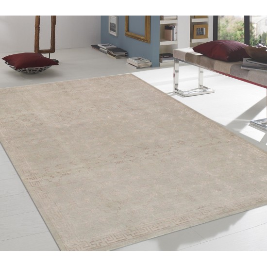 Pasargtad Home Khotan Hand-Knotted Silk & Wool Area Rug- 8' 3" X 10' 3"