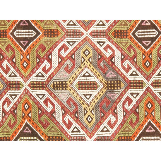 Pasargad Home Kilim Collection Lamb's Wool Area Rug- 5' 4" X 10' 4"