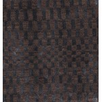 Pasargad Home Area Rug Modern Hand-Loomed Silk, Wool Brown 1' 2" X 1' 2"