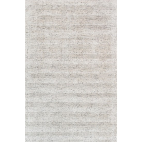 Pasargad Home Transitional Collection Hand-Loomed Silk Area Rug- 5' 0" X 8' 0"