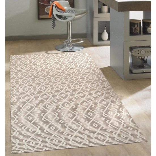 Pasargad Home Modern Collection Hand-Loomed Jute Area Rug- 5' 0" X 8' 0"