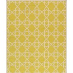 Pasargad Home Kilim Hand-Woven Lamb's Wool Area Rug, 6'0" X 9'0", Gold